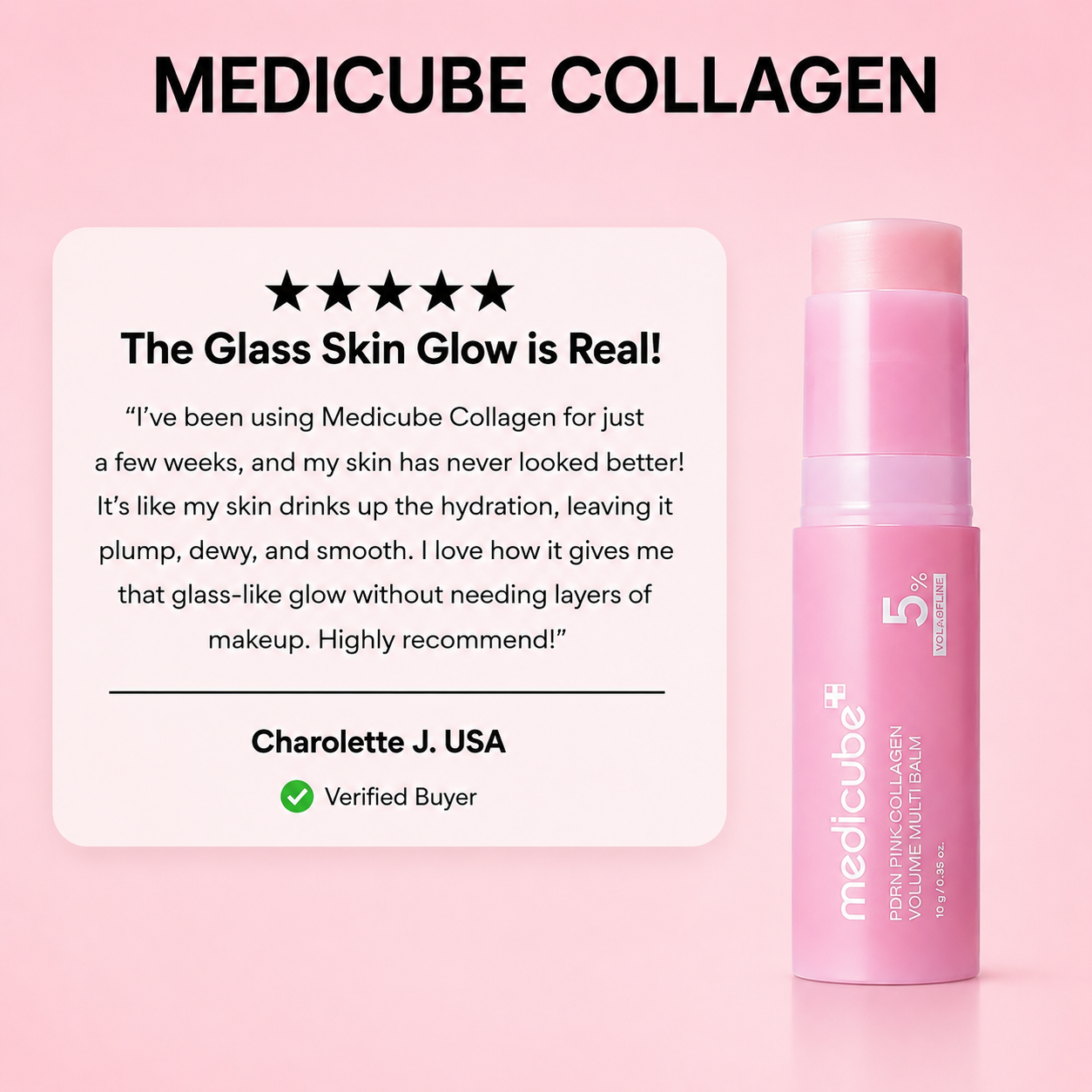 PDRN Pink Collagen Volume Multi Balm by medicube