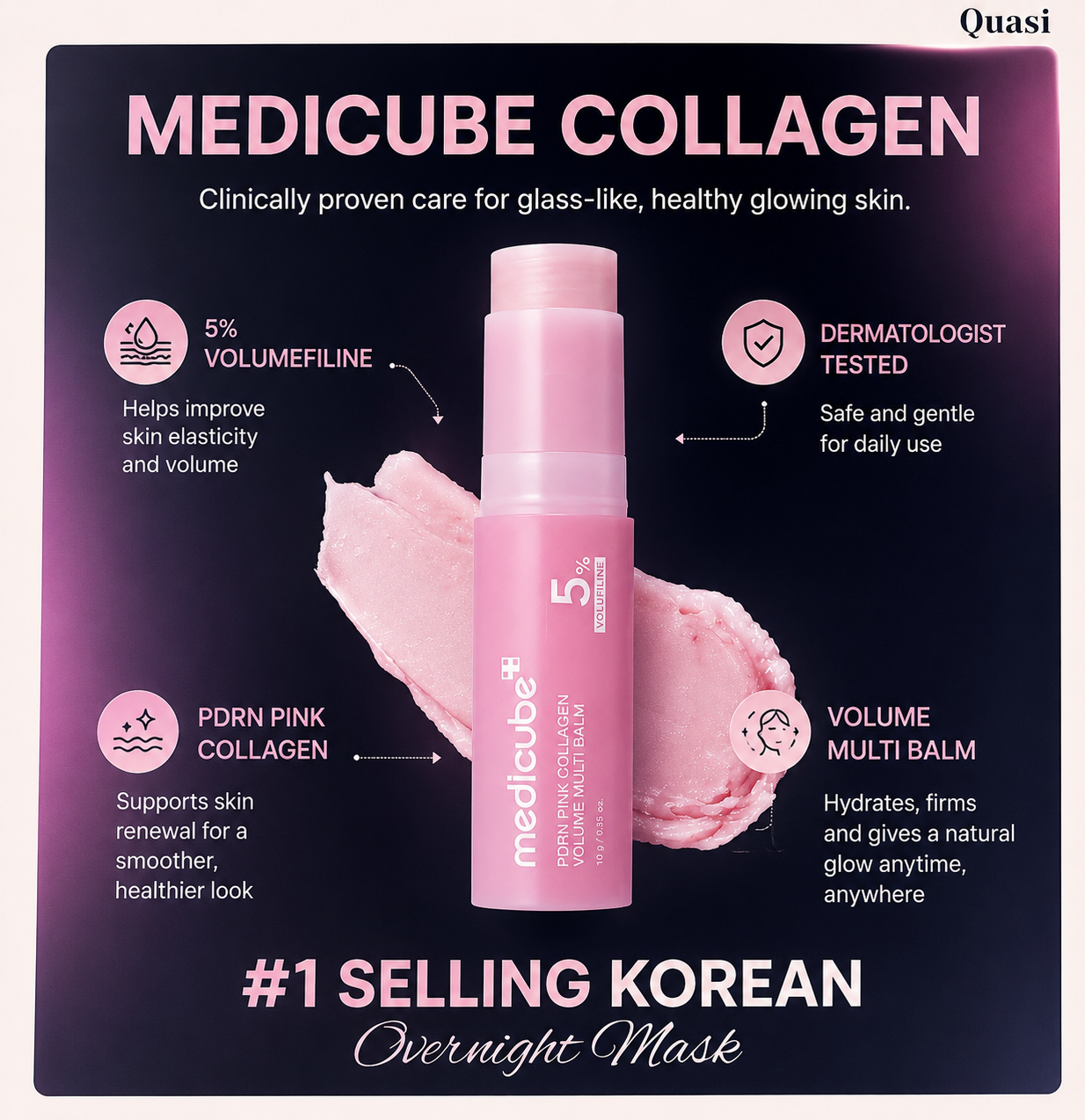 PDRN Pink Collagen Volume Multi Balm by medicube